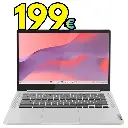 Lenovo IdeaPad Slim 3 Chromebook 14M868 - Ordinateur Portable 14'' FHD (MediaTek Kompanio 520, RAM 4Go, eMMC 64Go, Arm Mali-G52 Graphics, Chrome OS) Clavier AZERTY Français - Gris